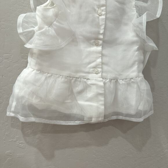 Janie and Jack Embroidered Floral Ruffle Shirt - Picture 7 of 10